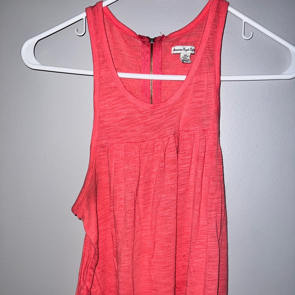 womens size small zip back tank top